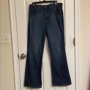 NYDJ Dark Blue Denim Boot Cut Cotton-blend Jeans Style #1840 Size 10